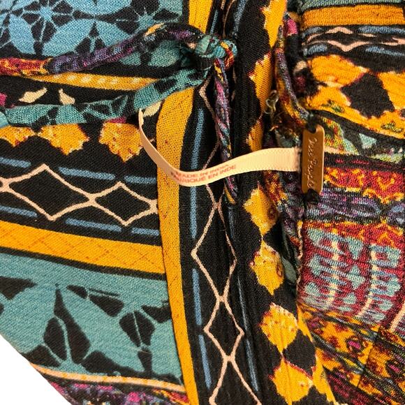 Free People Boho Print Jogger Baggy Leg Pants S - Picture 5 of 7